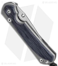 Chris Reeve Left Hand Small Sebenza 31 Knife Black Micarta Double Lug (3" SW) -Chris Reeve Knives Shop Chris Reeve Left Hand Small Sebenza 31 Black Micarta Double Lug SW BHQ 145386 jr spine