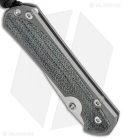 Chris Reeve Left Hand Small Sebenza 31 Knife Black Micarta (2.94" Stonewash) -Chris Reeve Knives Shop Chris Reeve Left Hand Small Sebenza 31 Black Micarta SW BHQ 98978 jr spine