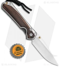 Chris Reeve Left-Hand Small Sebenza 31 Knife Macassar Ebony (2.94" Stonewash) -Chris Reeve Knives Shop Chris Reeve Left Hand Small Sebenza 31 Macassar Ebony SW BHQ 99003 jr bottlecap