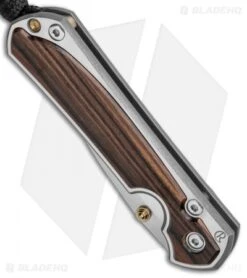 Chris Reeve Left-Hand Small Sebenza 31 Knife Macassar Ebony (2.94" Stonewash) -Chris Reeve Knives Shop Chris Reeve Left Hand Small Sebenza 31 Macassar Ebony SW BHQ 99003 jr spine