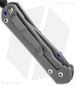 Chris Reeve Left-Hand Small Sebenza 31 Knife Titanium (2.94" Raindrop Damascus) -Chris Reeve Knives Shop Chris Reeve Left Hand Small Sebenza 31 Ti Raindrop Damascus BHQ 99030 jr side