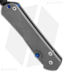 Chris Reeve Left-Hand Small Sebenza 31 Knife Titanium (2.94" Raindrop Damascus) -Chris Reeve Knives Shop Chris Reeve Left Hand Small Sebenza 31 Ti Raindrop Damascus BHQ 99030 jr spine