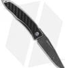 Chris Reeve Mnandi Left Handed Knife Carbon Fiber (2.75" Basketweave Damascus)