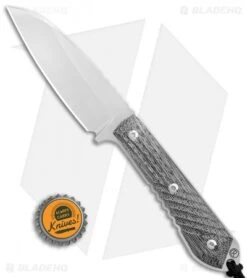 Chris Reeve Nyala Insingo Fixed Blade Knife Black Micarta (3.75" Stonewash) -Chris Reeve Knives Shop Chris Reeve Nyala Insingo Black Micarta SW BHQ 88591 er bottlecap