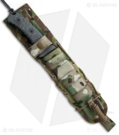 Chris Reeve Knives Pacific Fixed Blade Black Canvas Micarta (6.3" Blk PVD Serr) -Chris Reeve Knives Shop Chris Reeve Pacific black canvas micarta blk pvd serr BHQ 67723 er sheath