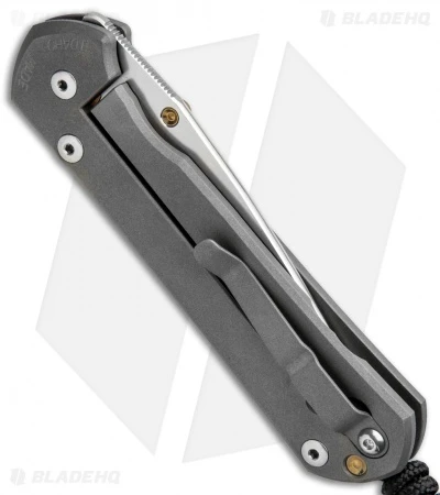 Chris Reeve Large Sebenza 21 Knife Plated CGG (3.625" Stonewash) 3 Chris Reeve Large Sebenza 21 Knife Plated CGG (3.625" Stonewash) - Image 3