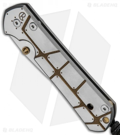 Chris Reeve Large Sebenza 21 Knife Plated CGG (3.625" Stonewash) 2 Chris Reeve Large Sebenza 21 Knife Plated CGG (3.625" Stonewash) - Image 2