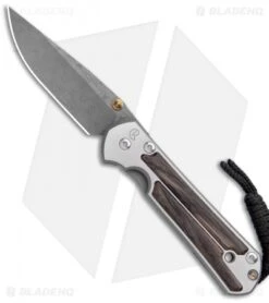 Chris Reeve Small Sebenza 21 Bog Oak Basektweave Dam S21-1084