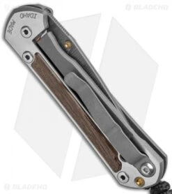 Chris Reeve Small Sebenza 21 Knife W/ Bog Oak Inlays (2.94" Ladder Damascus) 6 Chris Reeve Small Sebenza 21 Knife W/ Bog Oak Inlays (2.94" Ladder Damascus) -Chris Reeve Knives Shop Chris Reeve Small Sebenza 21 Bog Oak Inlays Ladder Damascus S21 1086 BHQ 87908 jr side