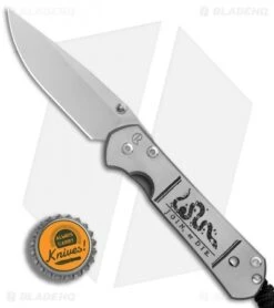 Chris Reeve Small Sebenza 21 Folding Knife CGG Join Or Die (2.94" Stonewash) -Chris Reeve Knives Shop Chris Reeve Small Sebenza 21 CGG Join or Die SW BHQ 80796 er bottlecap