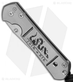 Chris Reeve Small Sebenza 21 Folding Knife CGG Join Or Die (2.94" Stonewash) -Chris Reeve Knives Shop Chris Reeve Small Sebenza 21 CGG Join or Die SW BHQ 80796 er spine