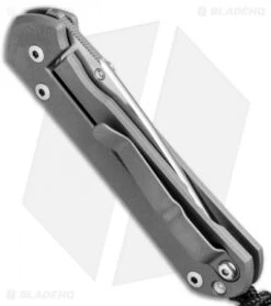 Chris Reeve Small Sebenza 21 Knife CGG "Think Twice Code" (2.94" Stonewash) -Chris Reeve Knives Shop Chris Reeve Small Sebenza 21 CGG Think Twice Code SW BHQ 67737 jr side