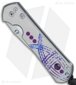 Chris Reeve Small Sebenza 21 Graphic Amethyst Unique (2.9" Satin) 9/21/17 -Chris Reeve Knives Shop Chris Reeve Small Sebenza 21 Graphic Amethyst Unique Satin BHQ 76604 er spine