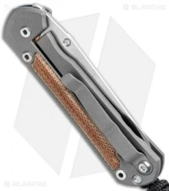 Chris Reeve Small Sebenza 21 Insingo Knife W/ Natural Micarta Inlays (2.94" SW) -Chris Reeve Knives Shop Chris Reeve Small Sebenza 21 Insingo Natural Micarta Inlays SW BHQ 94283 jr side