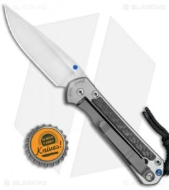 Chris Reeve Left-Hand Small Sebenza 21 Knife W/ CF Inlays (2.94" Satin) -Chris Reeve Knives Shop Chris Reeve Small Sebenza 21 LH CF Satin BHQ 79671 jr bottlecap