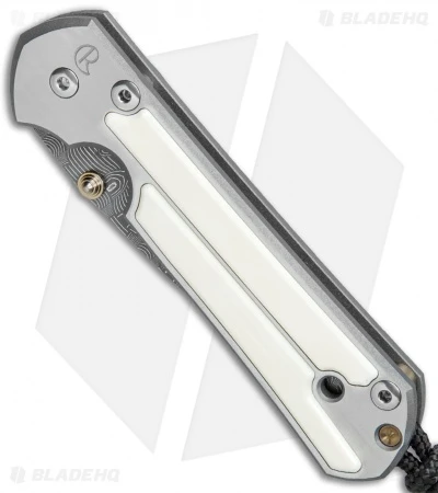 Chris Reeve Small Sebenza 21 Knife Mammoth Inlay (2.94" Basketweave Damascus) 2 Chris Reeve Small Sebenza 21 Knife Mammoth Inlay (2.94" Basketweave Damascus) - Image 2