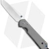 Chris Reeve Small Sebenza 21 Tanto Frame Lock Knife (2.94" Stonewash)