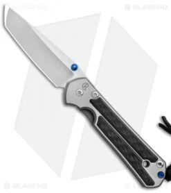 Chris Reeve Small Sebenza 21 Tanto Knife W/ Carbon Fiber Inlays (2.94" SW)