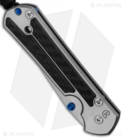 Chris Reeve Left-Hand Small Sebenza 21 Tanto Knife CF Inlays (2.94" Stonewash) 4 Chris Reeve Left-Hand Small Sebenza 21 Tanto Knife CF Inlays (2.94" Stonewash) - Image 4