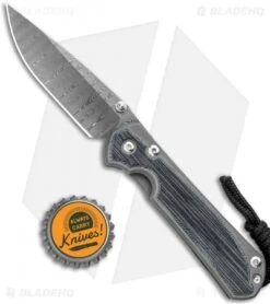Chris Reeve Small Sebenza 31 Knife Black Micarta (2.94" Stonewash S45VN) -Chris Reeve Knives Shop Chris Reeve Small Sebenza 31 Black Micarta Ladder Damascus BHQ 98980 jr bottlecap