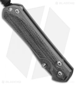 Chris Reeve Left-Hand Small Sebenza 31 Knife Black Micarta (2.94" Ladder Dam) 5 Chris Reeve Left-Hand Small Sebenza 31 Knife Black Micarta (2.94" Ladder Dam) -Chris Reeve Knives Shop Chris Reeve Small Sebenza 31 Black Micarta Ladder Damascus Left Hand BHQ 98981 LS Spine