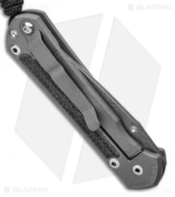 Chris Reeve Left Hand Small Sebenza 31 Black Micarta (2.94" Raindrop Dama) -Chris Reeve Knives Shop Chris Reeve Small Sebenza 31 Black Micarta Raindrop Damascus Left Hand BHQ 98986 LS Side