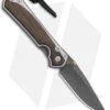 Chris Reeve Left Hand Small Sebenza 31 Knife Bog Oak (2.94" Boomerang Damascus)