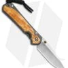 Chris Reeve Left Hand Small Sebenza 31 Frame Lock Knife Box Elder (2.94" SW)