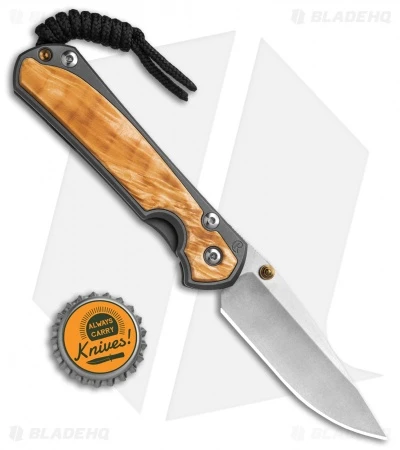 Chris Reeve Left Hand Small Sebenza 31 Frame Lock Knife Box Elder (2.94" SW) 4 Chris Reeve Left Hand Small Sebenza 31 Frame Lock Knife Box Elder (2.94" SW) - Image 4