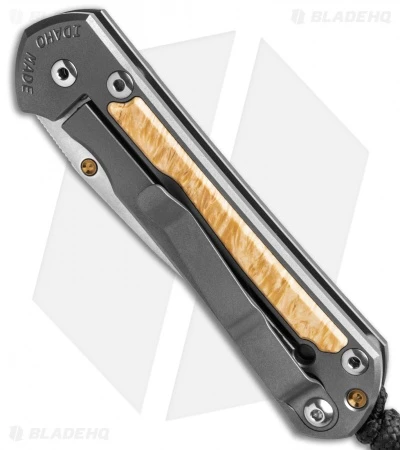 Chris Reeve Left Hand Small Sebenza 31 Frame Lock Knife Box Elder (2.94" SW) 2 Chris Reeve Left Hand Small Sebenza 31 Frame Lock Knife Box Elder (2.94" SW) - Image 2