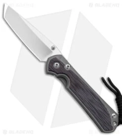 Chris Reeve Small Sebenza 31 Inlay Micarta Canvas Black Tanto(2.94"SW)