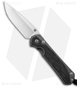Chris Reeve Small Sebenza MagnaCut 31 Knife Black Micarta (2.94" Stonewash)