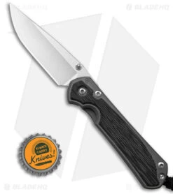 Chris Reeve Small Sebenza MagnaCut 31 Knife Black Micarta (2.94" Stonewash) -Chris Reeve Knives Shop Chris Reeve Small Sebenza 31 Knife Black Micarta 2in SW BHQ 98977 td size