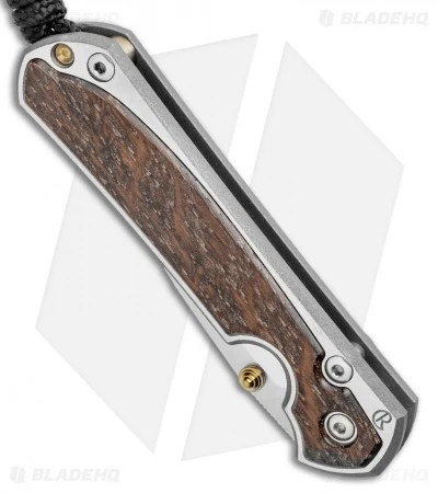 Chris Reeve Left Hand Small Sebenza 31 Knife Bog Oak (2.94" Stonewash) 2 Chris Reeve Left Hand Small Sebenza 31 Knife Bog Oak (2.94" Stonewash) - Image 2