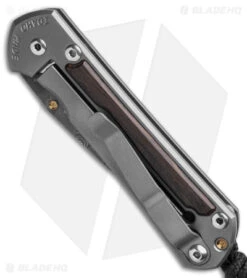 Chris Reeve Small Sebenza 31 Left Hand Knife Bog Oak (2.94" Raindrop Dama) -Chris Reeve Knives Shop Chris Reeve Small Sebenza 31 Knife Bog Oak LH 2in Raindrop Dama BHQ 98994 td spine