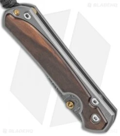 Chris Reeve Left Hand Small Sebenza 31 Knife Macassar Ebony Ladder Damascus -Chris Reeve Knives Shop Chris Reeve Small Sebenza 31 Macassar Ebony Ladder Damascus Left Handed BHQ 99006 jr spine