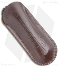 Chris Reeve Small Sebenza 31 Bog Oak Polished (2.94" Ladder Damascus) -Chris Reeve Knives Shop Chris Reeve Small Sebenza 31 Ti Bog Oak Damascus BHQ 98991 jr sheath back