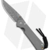 Chris Reeve Small Sebenza 31 Knife Titanium Double Gold Lug (2.94" RD Damascus)