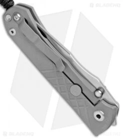 Chris Reeve Umnumzaan Left Hand Frame Lock Knife Titanium (3.675" Plain) LH -Chris Reeve Knives Shop Chris Reeve Umnumzaan LH Ti Folder Plain UMN 1003 BHQ 102232 jr side