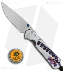 Chris Reeve Small Sebenza 21 Graphic Amethyst Cabochon (2.9" Satin) 3/28/17 -Chris Reeve Knives Shop Chris Reeve small Sebenza 21 graphic Amethyst Cabochon satin BHQ 68492 er size