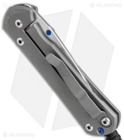 Chris Reeve Small Sebenza 21 Graphic Blue Sapphire Cabochon (2.9" Satin) 3/28/17 -Chris Reeve Knives Shop Chris Reeve small Sebenza 21 graphic blue sapphire cabochon satin BHQ 68491 er side