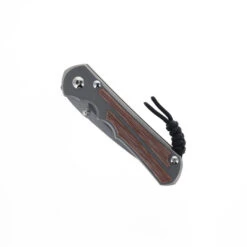 Chis Reeve Large Inkosi Folding Knife Glass Blasted Titanium & Natural Micarta Inlay Drop Point Magnacut LIN-1118-006 -Chris Reeve Knives Shop Chris Reeves LIN 1118 00603 99782.1737051635