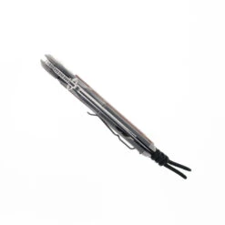 Chis Reeve Large Inkosi Folding Knife Glass Blasted Titanium & Natural Micarta Inlay Drop Point Magnacut LIN-1118-006 -Chris Reeve Knives Shop Chris Reeves LIN 1118 00605 82270.1737051635