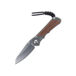 Chris Reeve Small Inkosi Folding Knife Sand Blasted Titanium Handle Natural Micarta Inlay Magnacut Steel Insingo SIN-1030