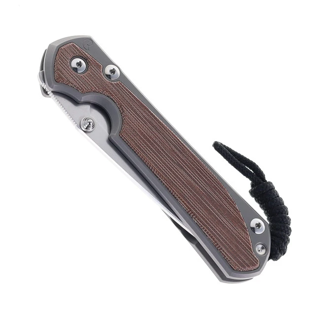 Chris Reeve Large Sebenza 31 Folding Knife Glass Blasted Titanium & Natural Canvas MagnaCut Tanto L31-1234 3 Chris Reeve Large Sebenza 31 Folding Knife Glass Blasted Titanium & Natural Canvas MagnaCut Tanto L31-1234 - Image 3