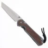 Chris Reeve Large Sebenza 31 Folding Knife Glass Blasted Titanium & Natural Canvas MagnaCut Tanto L31-1234