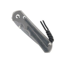 Chris Reeve Large Inkosi Folding Knife Sandblasted Titanium Handle W/ Black Micarta Inlay Magnacut Tanto Plain Edge LIN-1044 -Chris Reeve Knives Shop LIN 104403 01235.1740071510