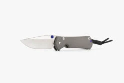 Chris Reeve Small Sebenza Folding Knife Gray Titanium Handle Magnacut Plain Edge S31-1000