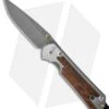 Chris Reeve Small Sebenza 21 Knife W/ Honduran Rosewood Inlay (2.94" Damascus)