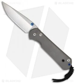 Chris Reeve Large Sebenza 21 Knife W/ Double Thumb Lug (3.625" Stonewash)